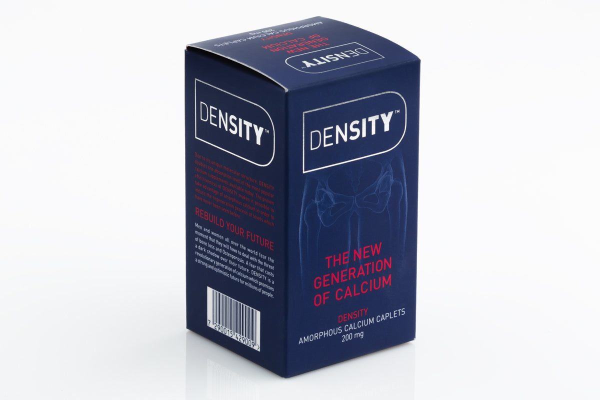DENSITY 9 package. Amorphous Calcium Carbonate. New generation of calcium
